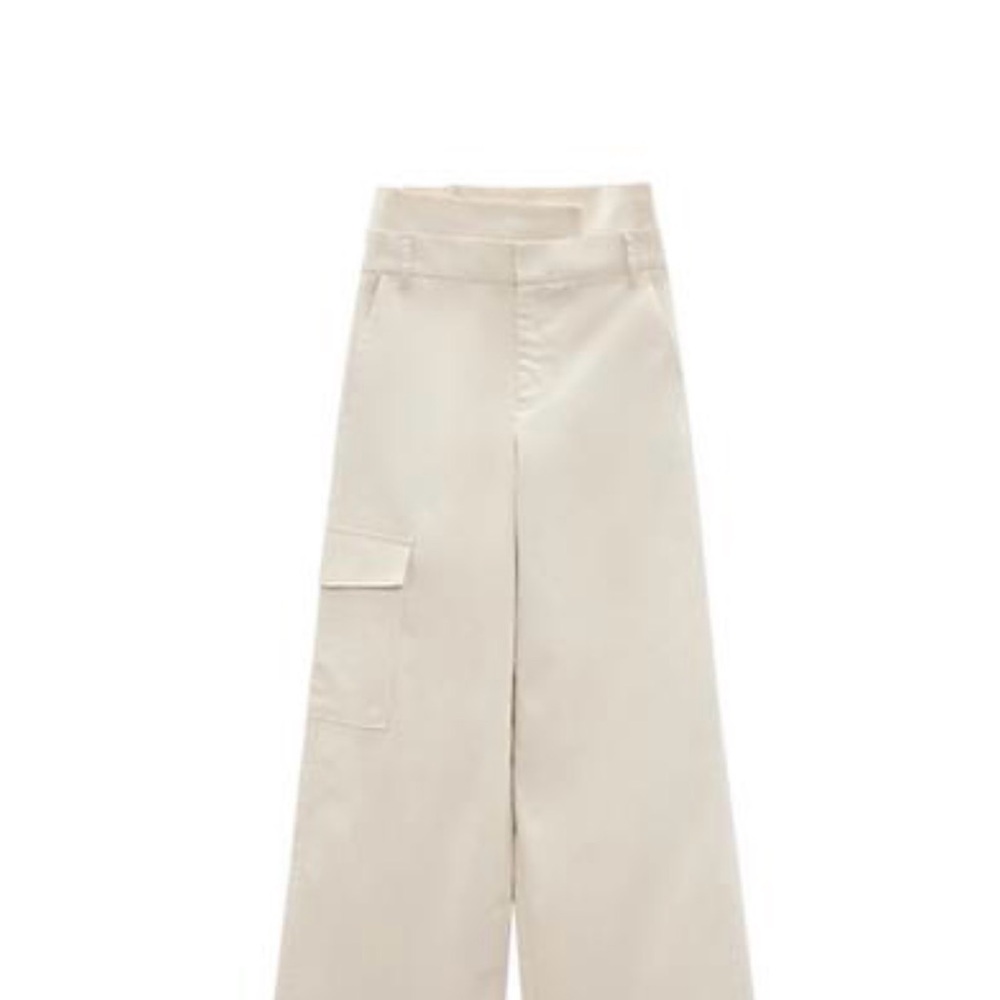 Zara Cream Flare Pants